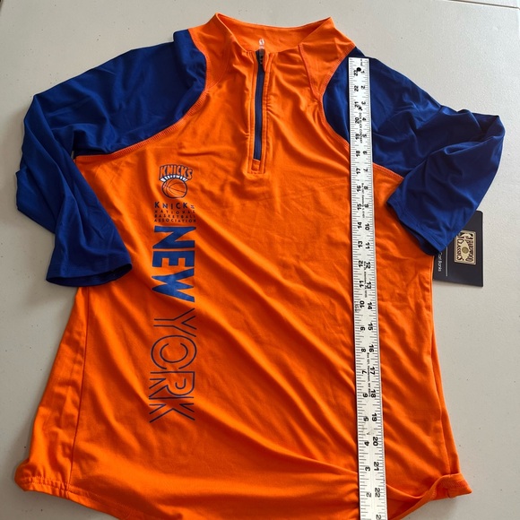 Orange and Blue New York knicks Sports Shirt very soft material 2 sizes availab - Picture 1 of 13